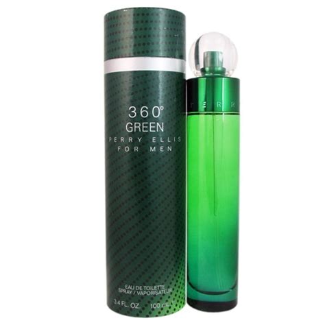 Perry Ellis Verde 360 para hombres, 3.4 fl oz EDT .